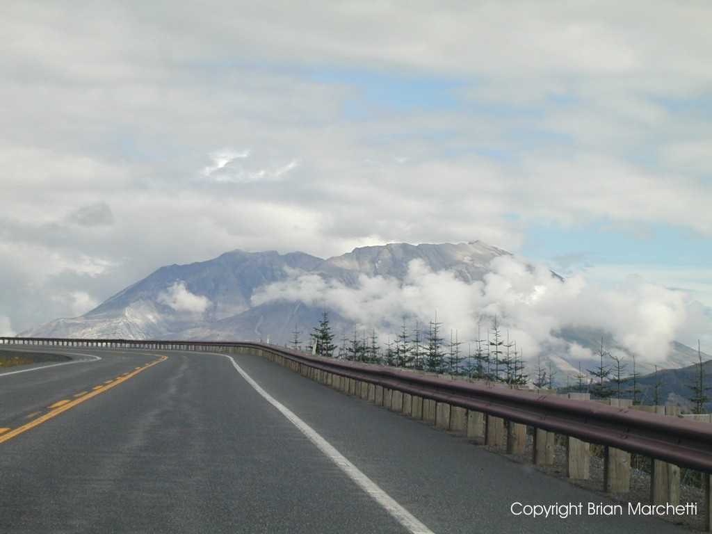 St. Helens - First Glimpse from the Highway